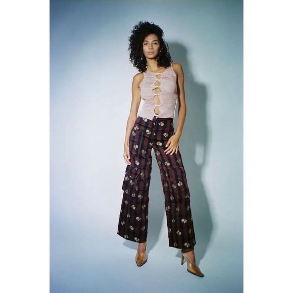 New Free People Mozh Arezu Cargo Pant Size Medium